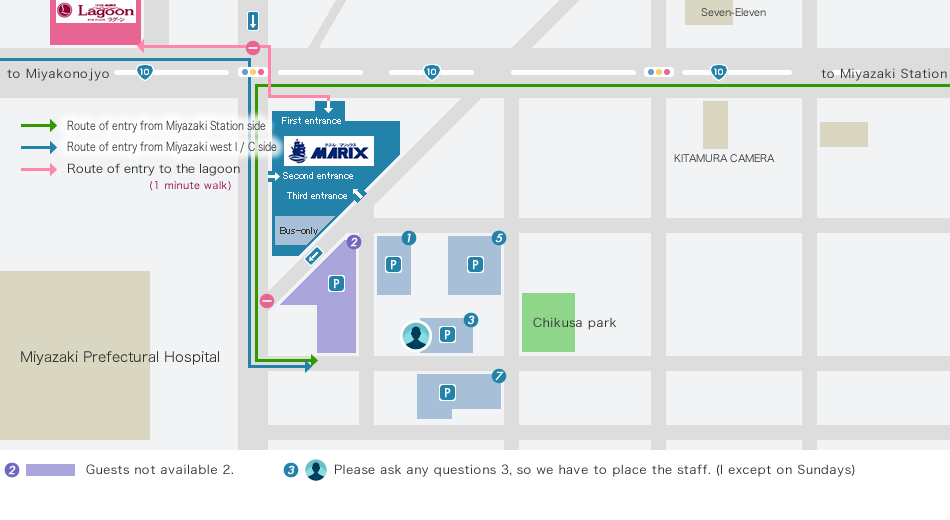 Parking map