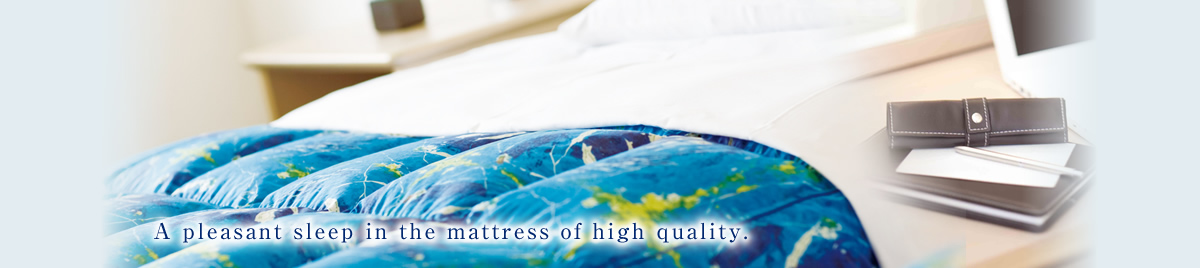 A pleasant sleep in the mattress of high quality.